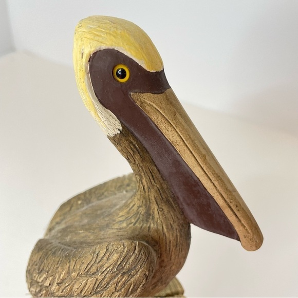 Wooden Sculptured Pelican Beach House Decor - Picture 6 of 11